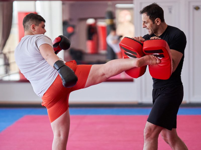 Dads and Sons Kickboxing Tile